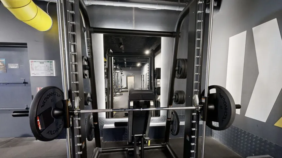 Illustration Fitness Park : Smith Machine
