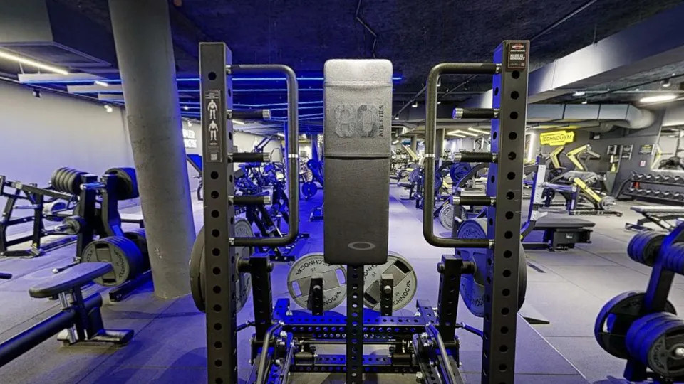 Illustration Fitness Park : Standing Chest Press Gym 80