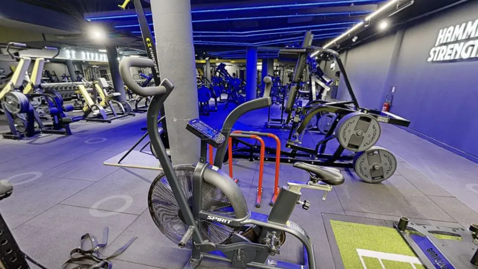 Illustration Fitness Park : Air Bike