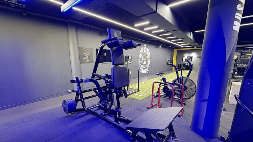 Illustration Fitness Park : V Squat Plate Loaded Hammer Strength