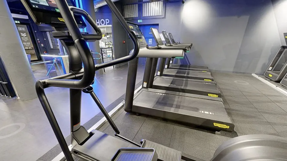 Illustration Fitness Park : Vélo elliptique Technogym