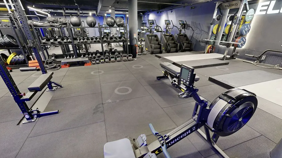 Illustration Fitness Park : Rameur Incept