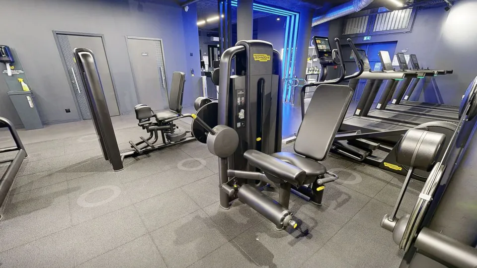 Illustration Fitness Park : Leg Extension Technogym