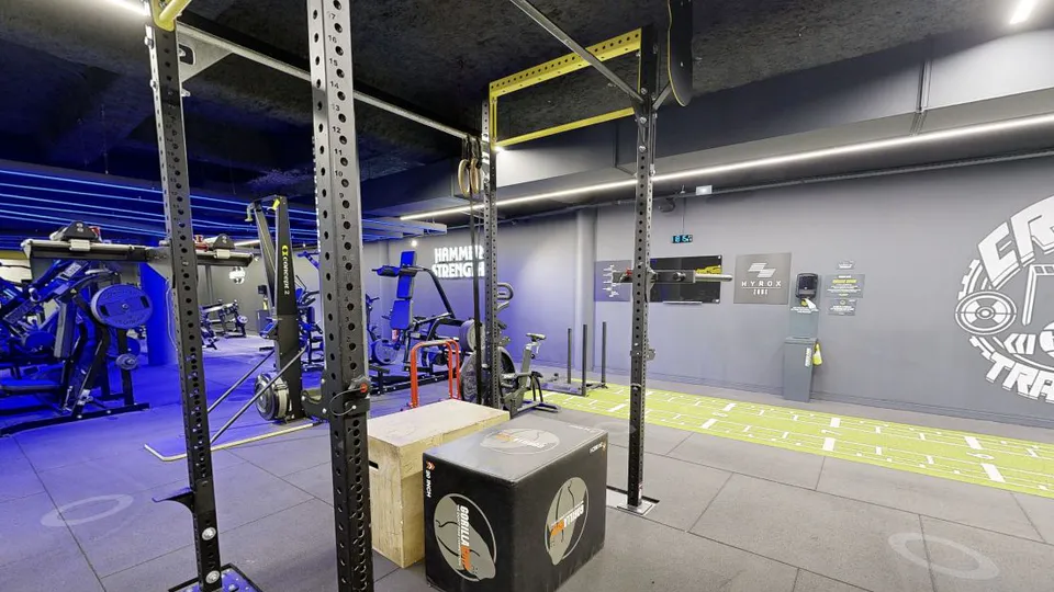 Illustration Fitness Park : Gorilla Sport Box
