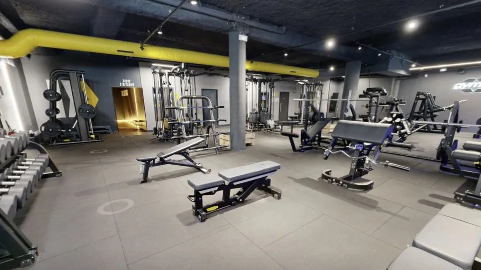 Illustration Fitness Park : Banc inclinable réglable