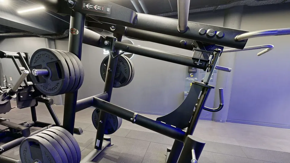 Illustration Fitness Park : Viking Press Gym 80