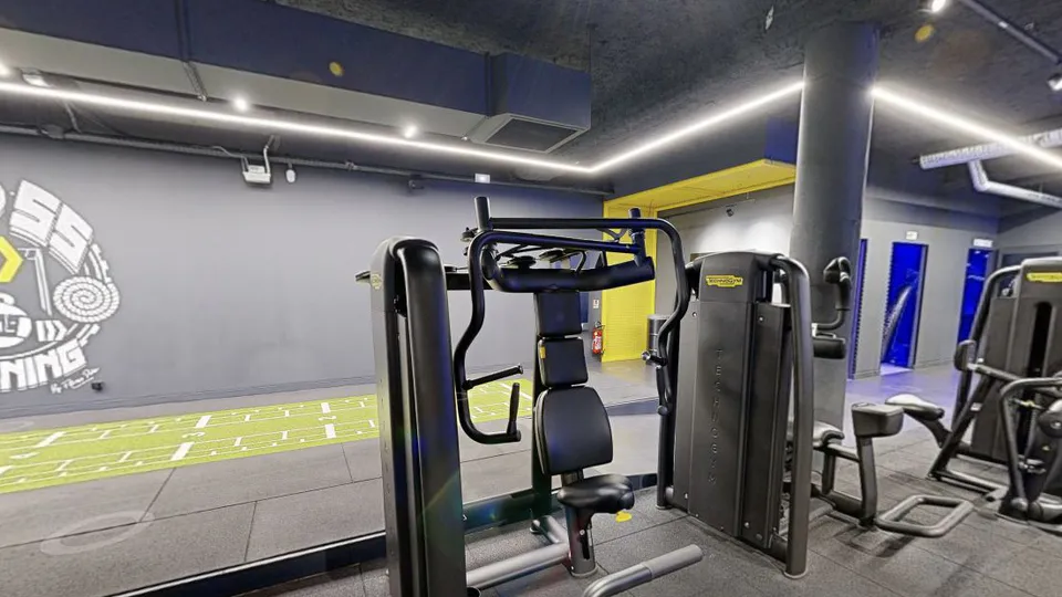 Illustration Fitness Park : Chest Press Technogym